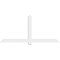Ekena Millwork Eugene Architectural Grade PVC Gable Bracket, 72"W x 33"H x 2"D x 4"F, 11/12 Pitch GBP072X33X0204EUG00 - alternate 5